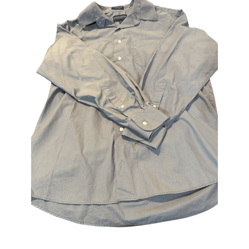 Giorgio Brutini Men's Gray Med 15-15 1/2 32/33 Long Sleeve Shirt